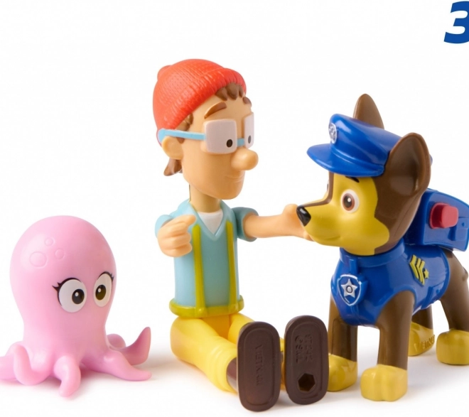 Vertreter Paw Patrol Figuren Chase und Kapitän Turbot