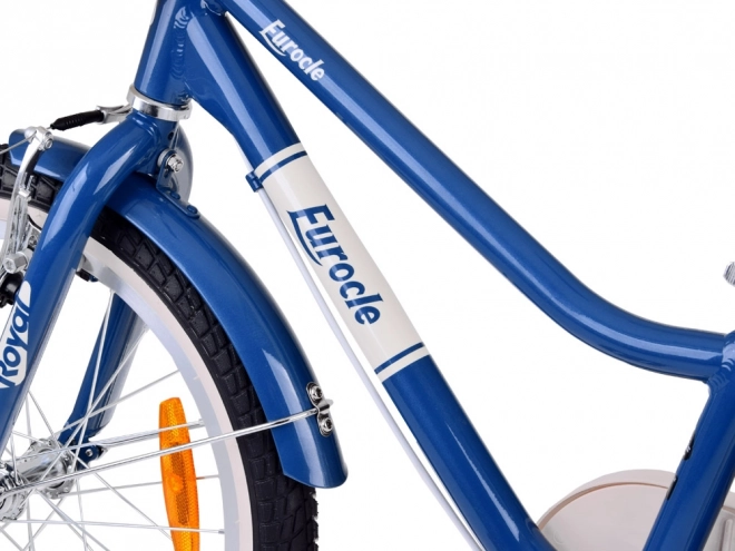 Schönes Stadt-Kinderfahrrad mit Korb 18"