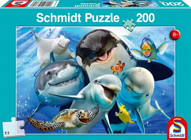 Puzzle Unterwasserfreunde 200 Teile