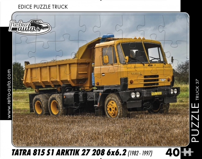 Retro Puzzle Lastwagen Tatra 815 S1 Arktik