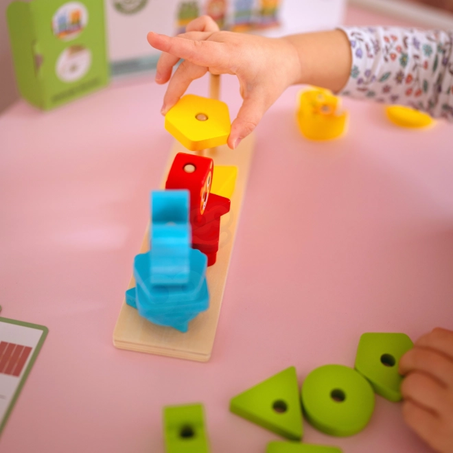 Montessori Tier Pyramide Spielset für Kinder