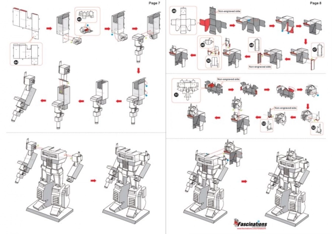 3D-Puzzle METAL EARTH Transformers: Optimus Prime