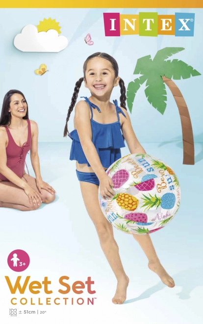 Aufblasbarer Strandball 51 cm INTEX – verschiedene Motive