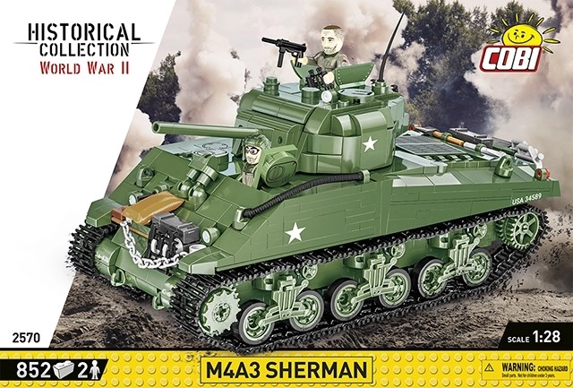 Cobi II Weltkrieg M4A3 Sherman Panzer Modell