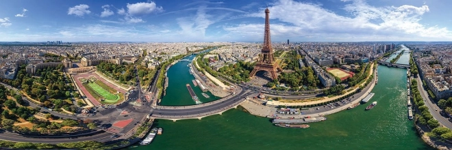 Eurographics Panorama-Puzzle Paris Frankreich 1000 Teile