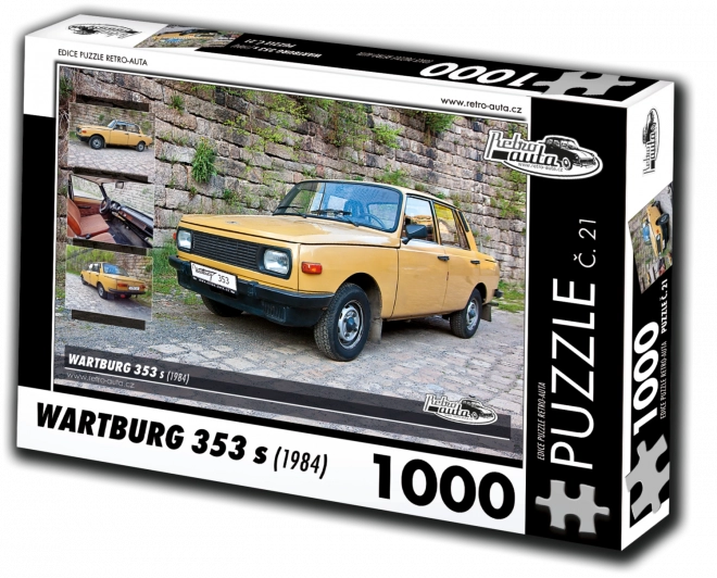Puzzle Retro Autos Wartburg 353 S 1000 Teile