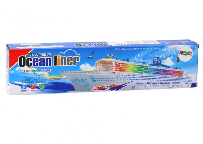 Interaktives Kinderspielzeug Passagierschiff mit Licht und Sound
