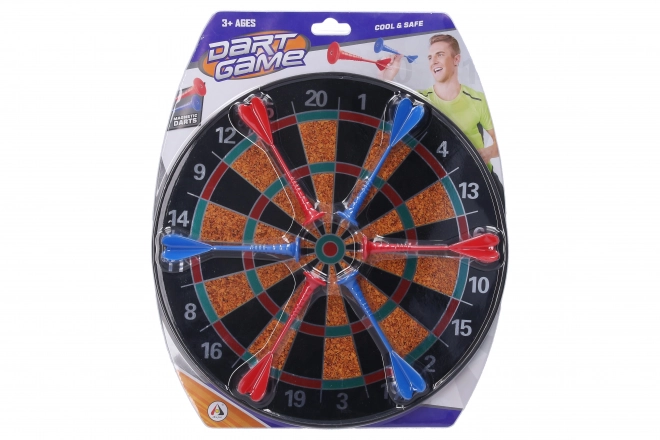 Magnetische Dartscheibe mit Pfeilen