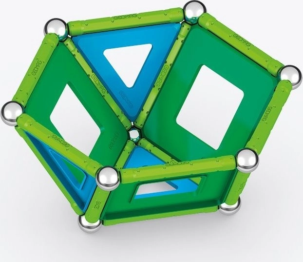 Klassische Konstruktionsmagnete Recycelt 52-teilig Geomag