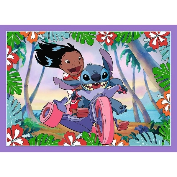 Puzzle Verrückter Tag mit Lilo & Stitch