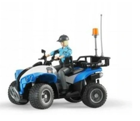 Bruder Polizierenntner Quad mit Figur