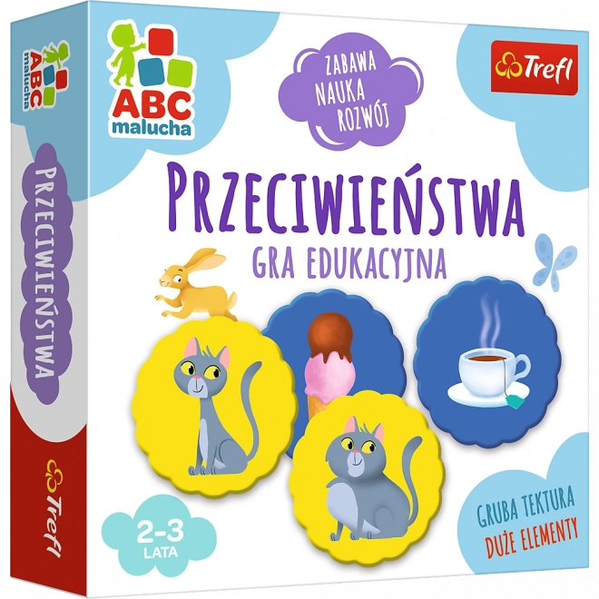 Trefl Lernspiel Gegensätze ABC Malucha für Kleinkinder