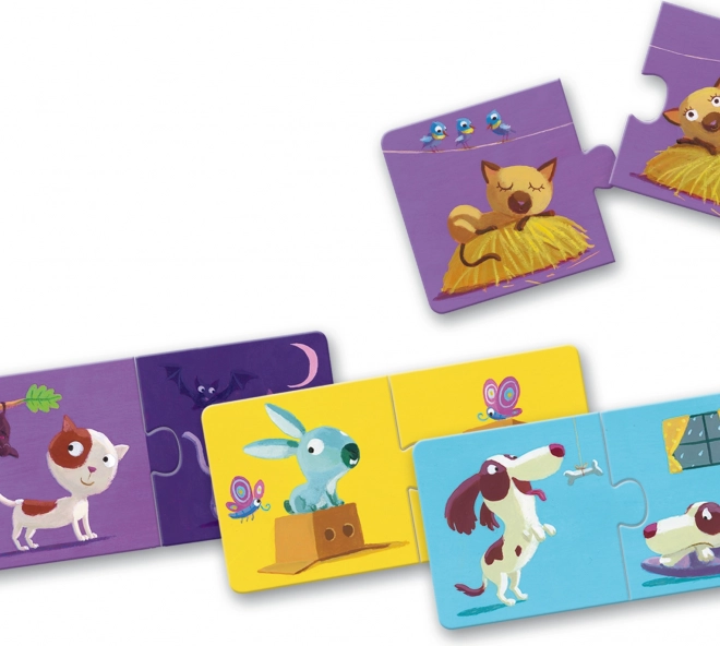 DJECO Duo Puzzle Gegensätze