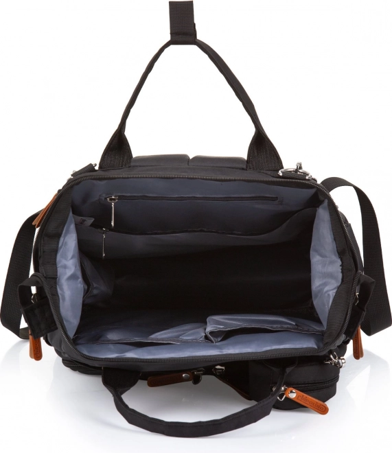 Chipolino Wickeltasche Rucksack Obsidian