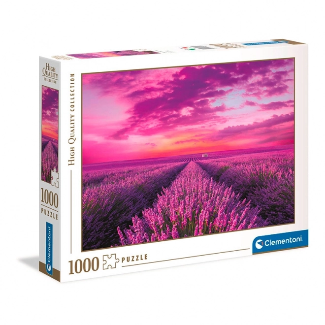 CLEMENTONI Puzzle Lavendelfeld 1000 Teile