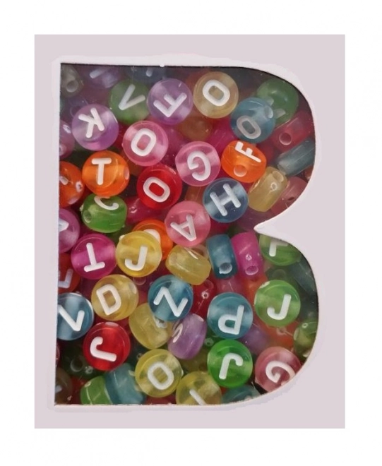 Neon Buchstaben Perlen-Set