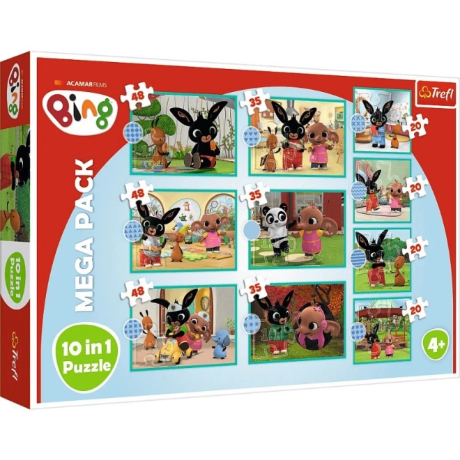Bunte und vielfältige Puzzles