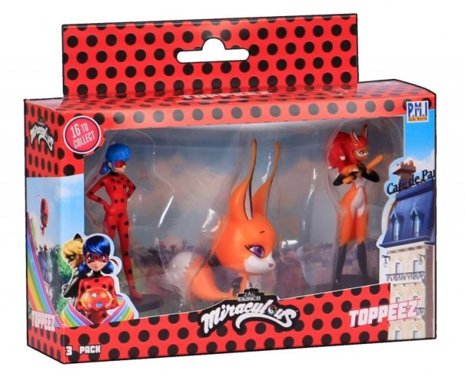 Miraculous: Ladybug und Cat Noir Stempel Figuren Set