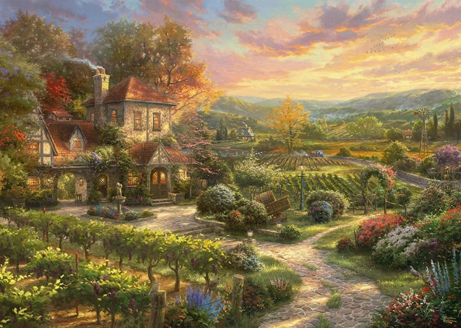 Schmidt Puzzle Haus am Weinberg 2000 Teile