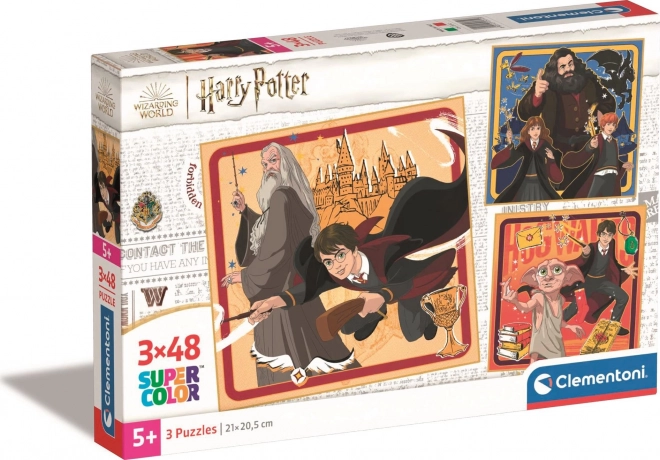 Harry Potter Puzzle Set 3x48