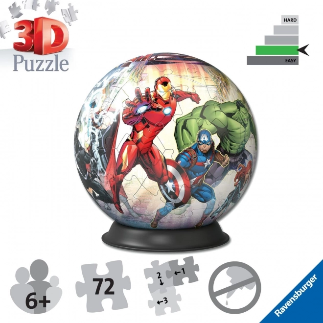 3D Puzzleball Marvel Avengers