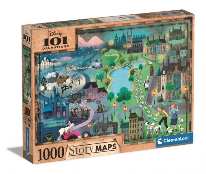 Puzzle Story Maps: 101 Dalmatiner