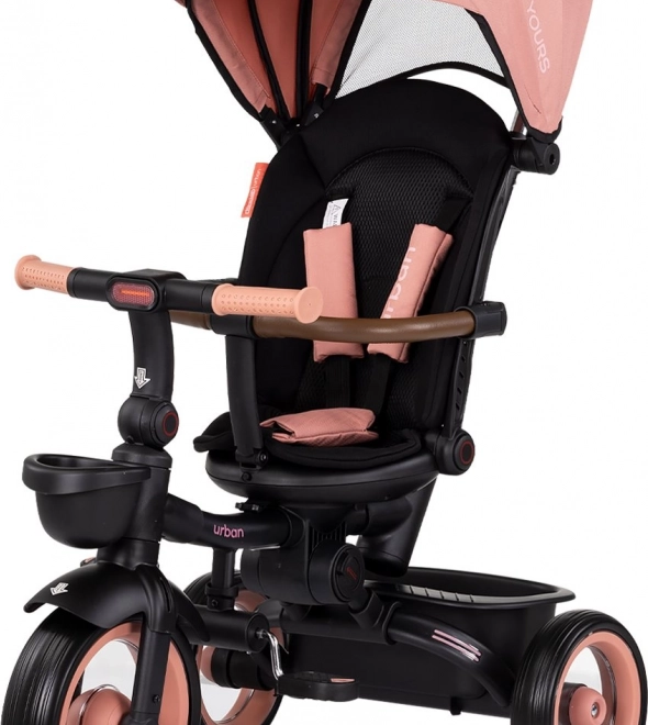 Dreirad 2-in-1 mit Verdeck Urban Pink Marshmallow