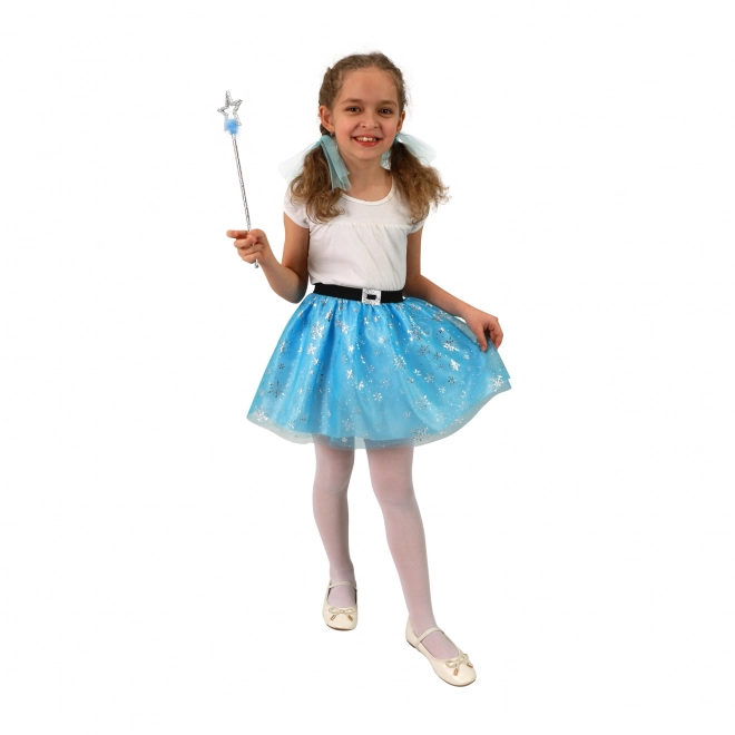 Winter Prinzessin Tutu Rock mit Schneeflocken