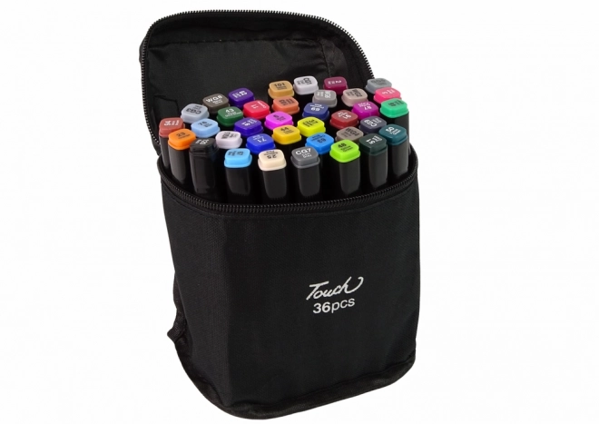 Doppelseitige Alkoholmarker Pro Touch Set mit Tasche