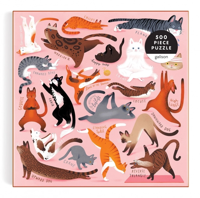 Puzzle Yoga für Katzen 500 Teile