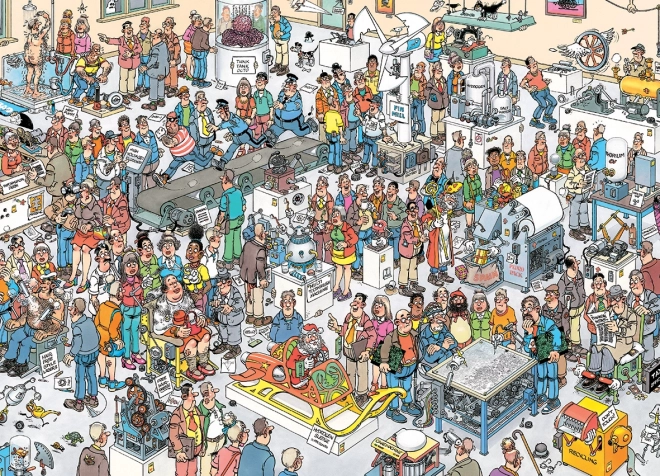 Puzzle JUMBO Jan van Haasteren – Messe der Zukunft, 1000 Teile