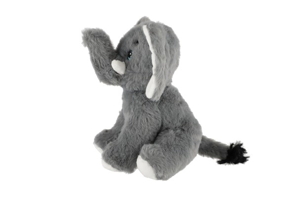 Sitzender Plüschelefant 21cm