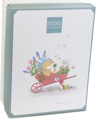 Geschenkset Plüschkuh Aneth spielt Melodie 20 cm