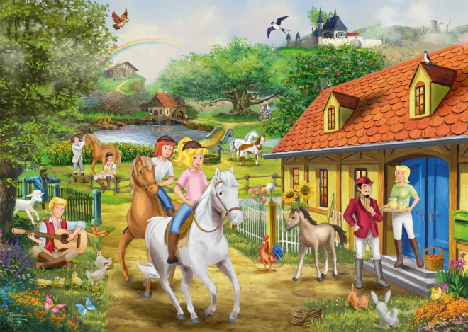Puzzle Bibi und Tina: Martinshof 1000 Teile