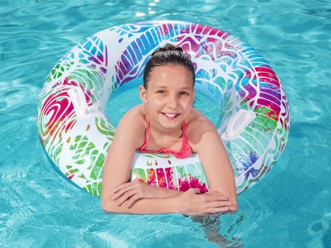 Bestway Bunter Schwimmreifen 91 cm – blau