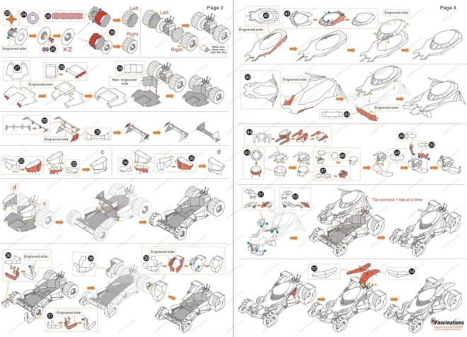 3D-Puzzle Batmobil Batman vs. Superman