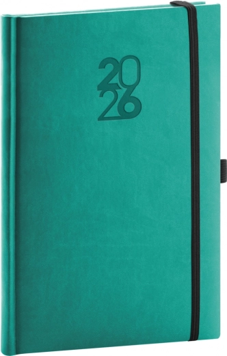 Wöchentlicher Planer Notique Aprint Top 2026 türkis 15 x 21 cm