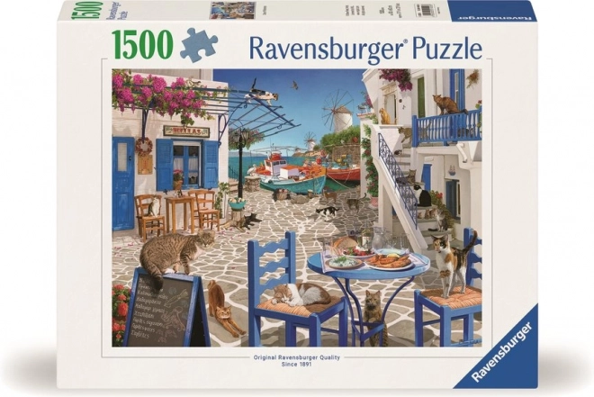 Ravensburger Puzzle Katzen auf Mykonos 1500 Teile