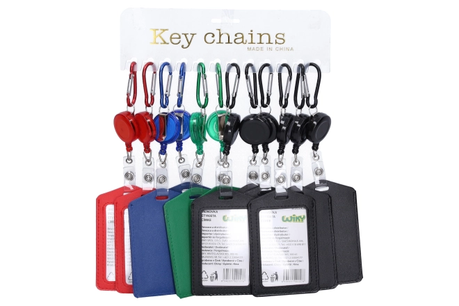 Schlüsselanhänger mit Rollfunktion und Karabiner