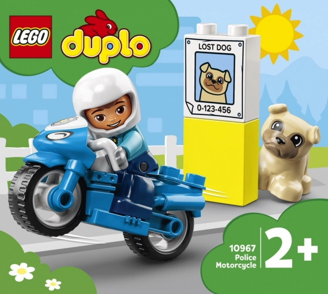 Lego Duplo Stadt - Polizeimotorrad