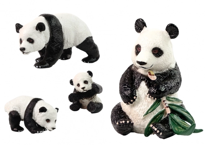 Set Tierfiguren: Papagei und Panda