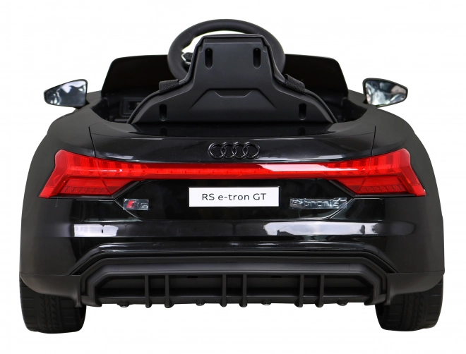 Audi RS E-Tron GT elektrisches Kinderauto mit Fernbedienung und 4x4 Antrieb – Schwarz