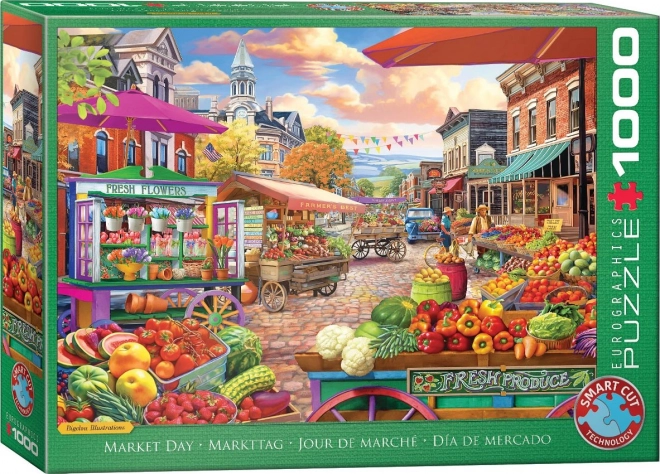 Puzzle Marktplatz 1000 Teile Eurographics