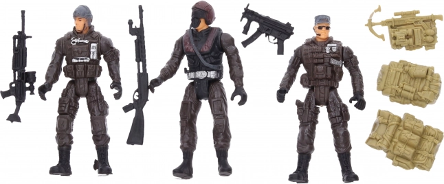 Soldatenset 11 cm mit Waffen