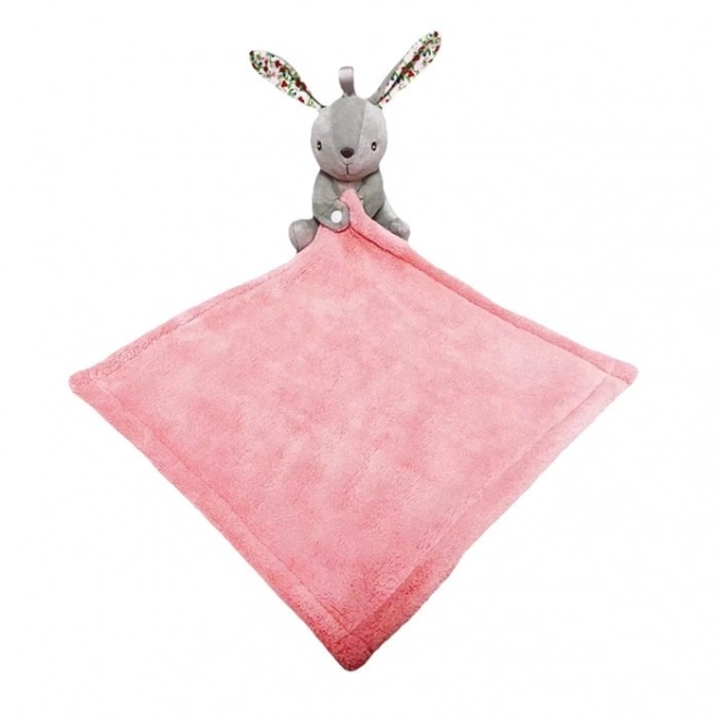Rosa Kuschelhandtuch Häschen 35x35 cm
