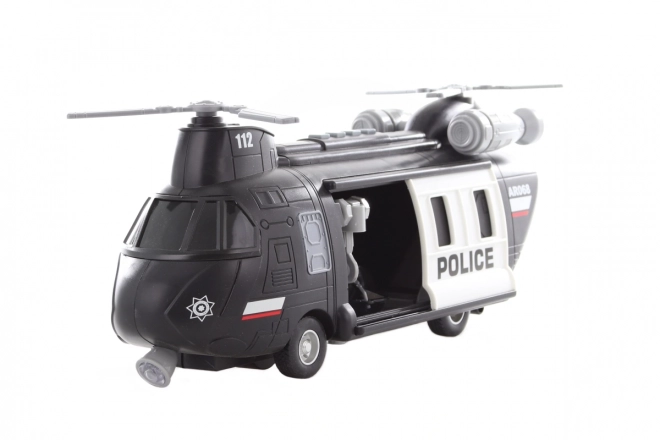 Kinder-Polizeihubschrauber mit Licht und Sound