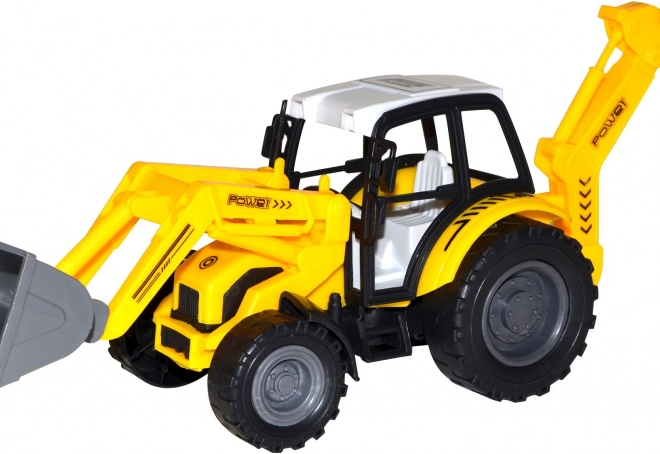 Traktor mit Ladeschaufel und Schwungrad