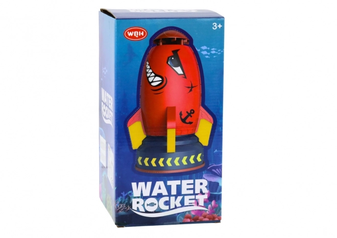 Wasser-Raketen-Sprinkler Launcher Roter Hai