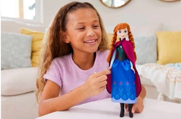 Disney Frozen Elsa Puppe – Anna in blau-schwarzem Kleid