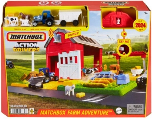 Matchbox Set Bauernhoftiere Traktor Sound